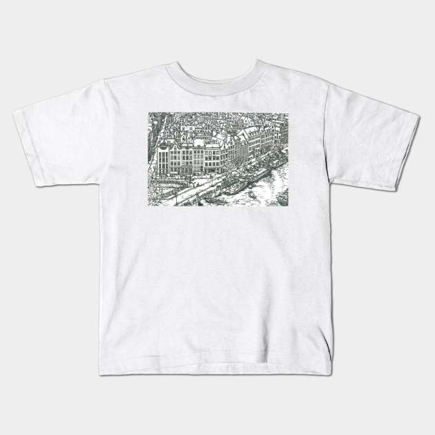 Amsterdam Kids T-Shirt by valery in the gallery